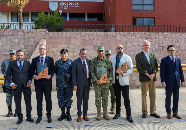 Ceremonia de premiación del Torneo Internacional de Tiro en Zacatecas