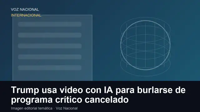 Imagen editorial de apoyo para la nota: Trump busca extender vigilancia digital a extranjeros durante el Mundial 2026