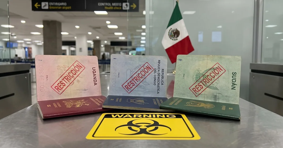 México restringe ingreso a viajeros de tres países por alerta de ébola rumbo al Mundial