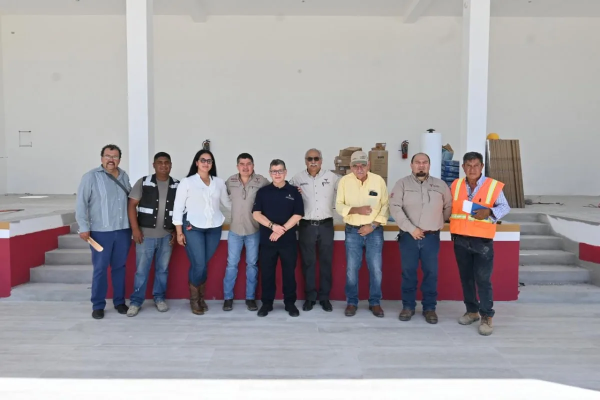 Construcción de estación cuarentenaria en Mainero, Tamaulipas