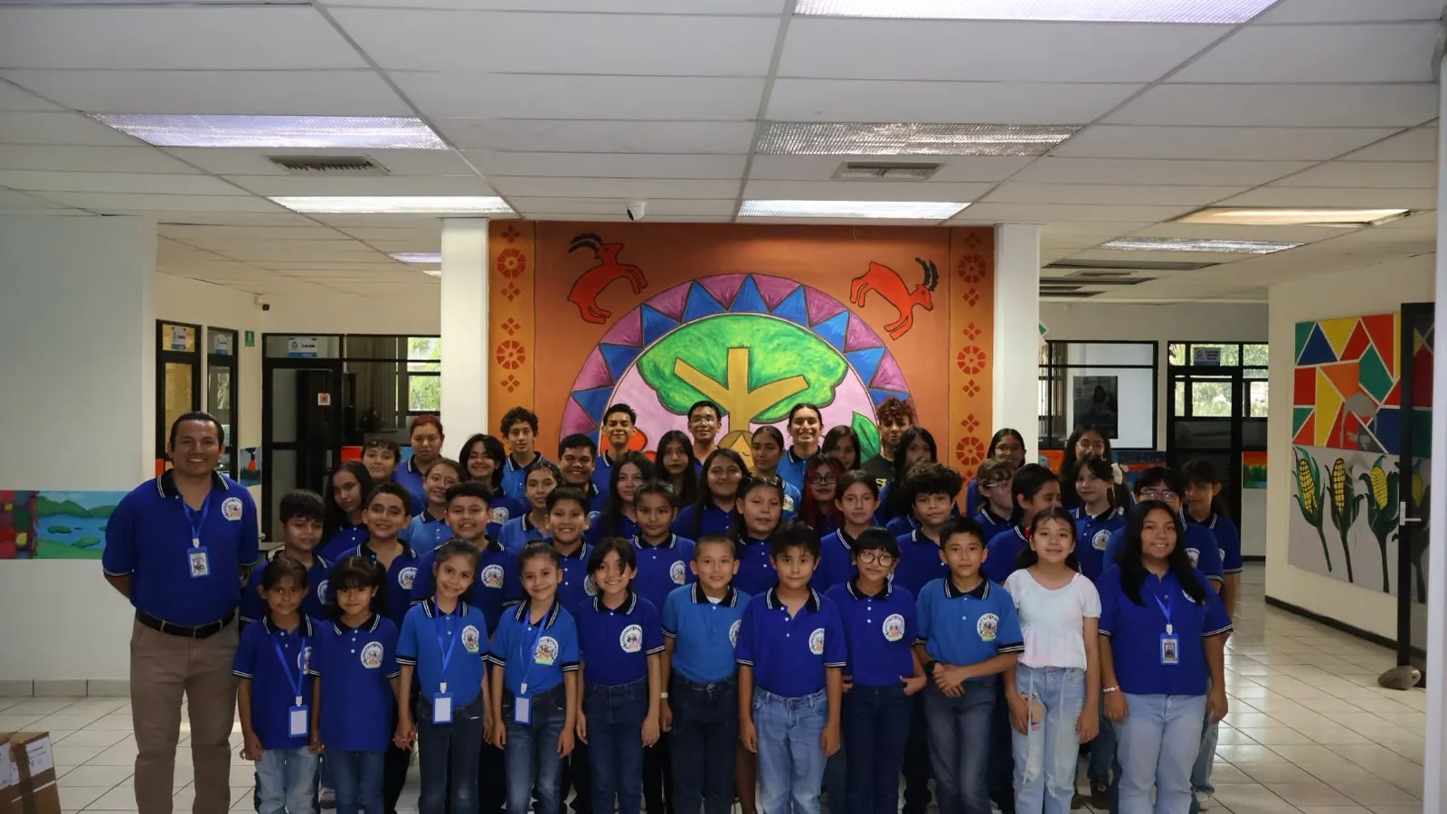 Estudiantes del Coro Monumental de Guanajuato en un ensayo previo a su presentación en el Castillo de Chapultepec.