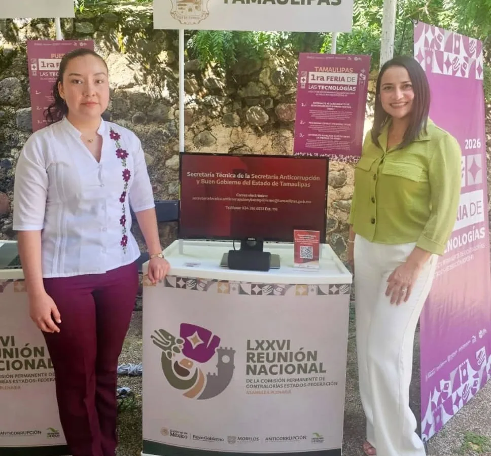 Funcionarios de Tamaulipas presentan sistemas informáticos en feria de tecnologías